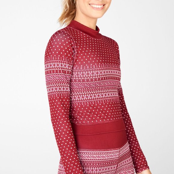 Fabletics Holly Seamless Long-Sleeve Lightweight Athletic Sweater Top sz S NWT - Picture 1 of 16